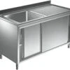 Gastrotrade Spülschrank Mit 1 Becken Links 120x70x85cm