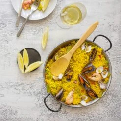 Paella-Pfanne VALENCIANA D: 38cm - Stahl Poliert - Zwei Griffe -Wenko Verkäufe 0936a68f 9114 486b b584 89ed2407daef