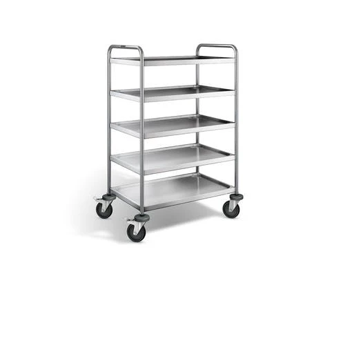 Blanco Servierwagen Aus Rostfreiem Edelstahl Mit Stahlverzinkten Rollen SW 8 X 5-2 2 Blanco Servierwagen Aus Rostfreiem Edelstahl Mit Stahlverzinkten Rollen SW 8 X 5-2 – Bild 2