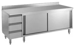 GGG Arbeitsschrank Mit Schiebetüren Und Schubladenblock Linkis, Mit Aufkantung -Wenko Verkäufe 0ea52191 76aa 4f2a 9a34 df4d33a6c032