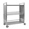 1 X Servierwagen Chicago, Farbe: Silber/chrom,