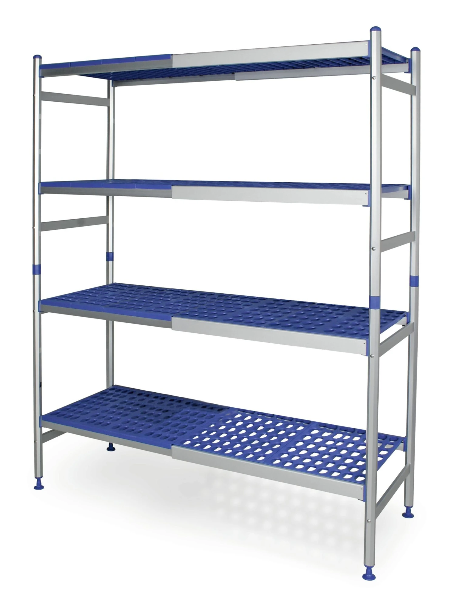 Aluminium-Steckregal Für Den Hygienebereich Lebensmittelregal Regal 1 Aluminium-Steckregal Für Den Hygienebereich Lebensmittelregal Regal