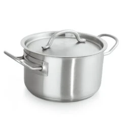 WAS Germany - Bratentopf Mit Deckel Cookware 53, Ø 28 Cm, 8,5 Ltr., Chromnickelstahl (5315280)