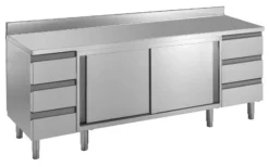 GGG Arbeitsschrank Mit Schiebetüren Und Schubladenblock Links+rechts -Wenko Verkäufe 21ce9734 7714 4125 be97 003476de1abe