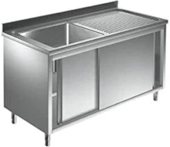 Gastrotrade Spülschrank Mit 1 Becken Links 120x70x85cm -Wenko Verkäufe 22c014ad 16ae 43b7 afdb bd1b16516202 3