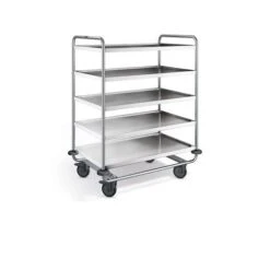 Blanco Servierwagen Aus Rostfreiem Edelstahl Mit Kunststoffrollen SW 8 X 5-5 -Wenko Verkäufe 26906857 fdad 44aa ab31 1ff458165c38 5