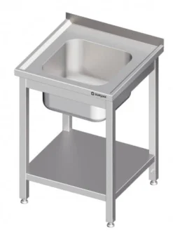 Spültisch Mit Grundboden, Mit Einem Becken, Mit Aufkantung, Verschweißt : 800x600x850 Mm Becken Rechts -Wenko Verkäufe 2948d416 7958 4d37 8317 9ba6a3c1f4d4