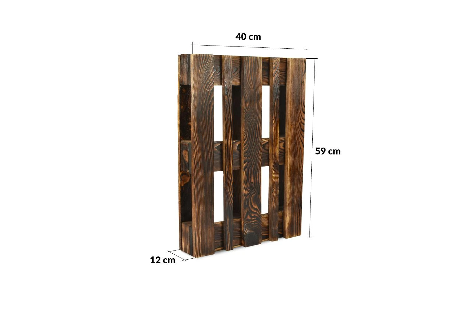 PAL-BABY Wandregal, Wandgarderobe Z.B. Für Gartenwerkzeuge, Tassen Oder Anderes / Blau - Yakisugi 2 PAL-BABY Wandregal, Wandgarderobe Z.B. Für Gartenwerkzeuge, Tassen Oder Anderes / Blau - Yakisugi – Bild 2