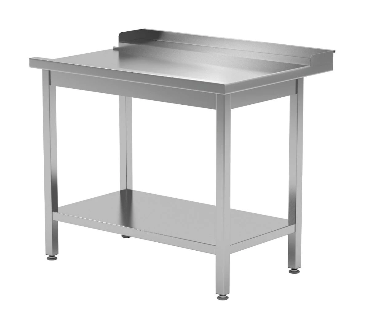 Edelstahl Gastro-Entladetisch Für Spülmaschinen Mit Fach (rechts) | AISI 430 Qualität | HxBxT 85x100x76 1 Edelstahl Gastro-Entladetisch Für Spülmaschinen Mit Fach (rechts) | AISI 430 Qualität | HxBxT 85x100x76