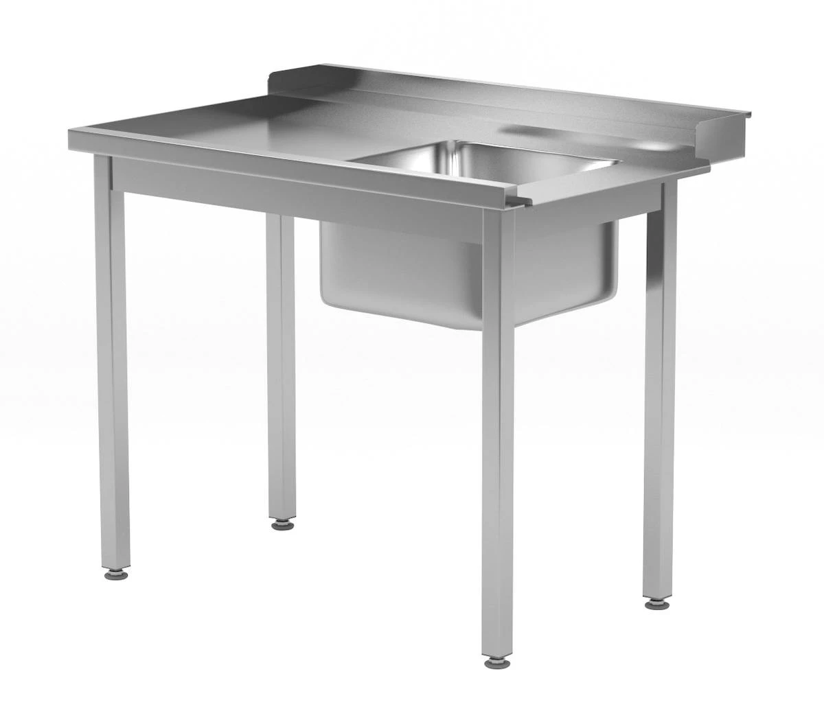 Edelstahl Gastro-Entladetisch Für Spülmaschinen Ohne Fach (links) | AISI 430 Qualität | HxBxT 85x140x70 3 Edelstahl Gastro-Entladetisch Für Spülmaschinen Ohne Fach (links) | AISI 430 Qualität | HxBxT 85x140x70 – Bild 3