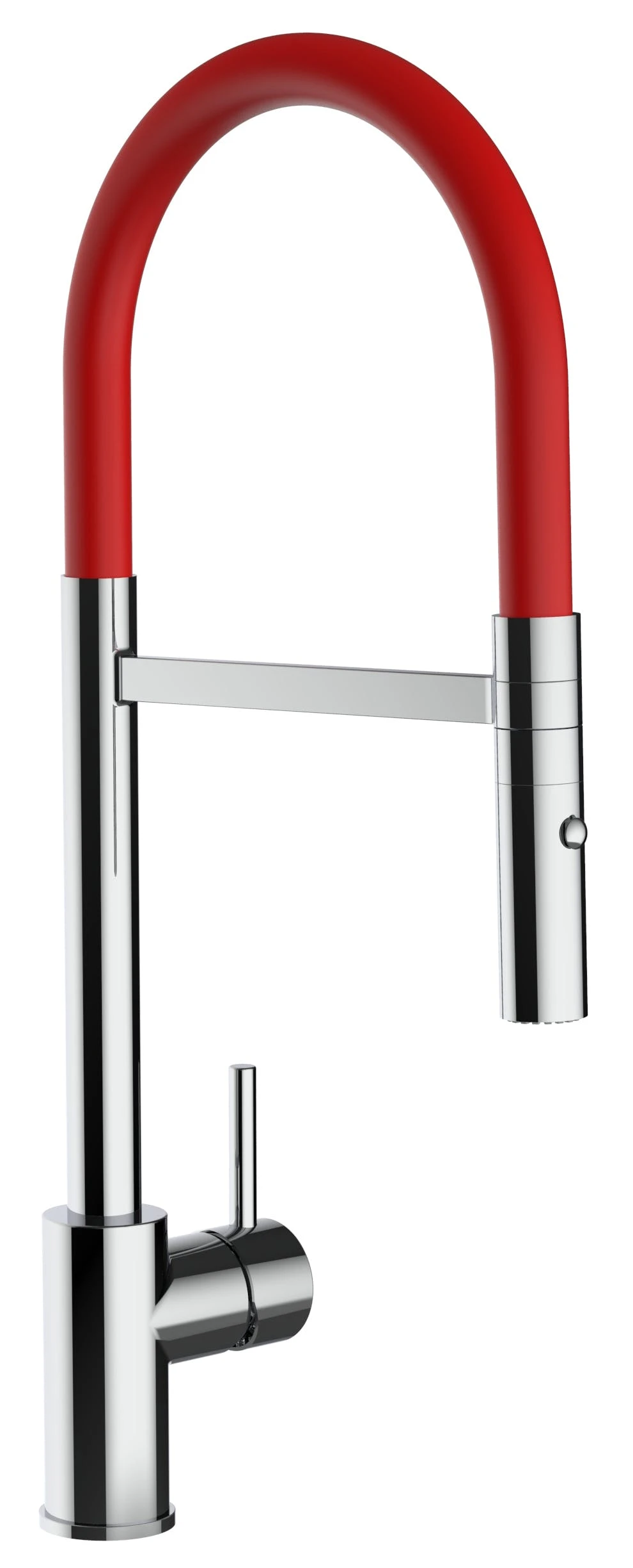 Wasserhahn Küchenarmatur Spültischmischer, Verchromt Mit 360° Schwenkbarem Rot Auslauf, Abnehmbare 2 Strahl Handbrause 7 Wasserhahn Küchenarmatur Spültischmischer, Verchromt Mit 360° Schwenkbarem Rot Auslauf, Abnehmbare 2 Strahl Handbrause – Bild 7