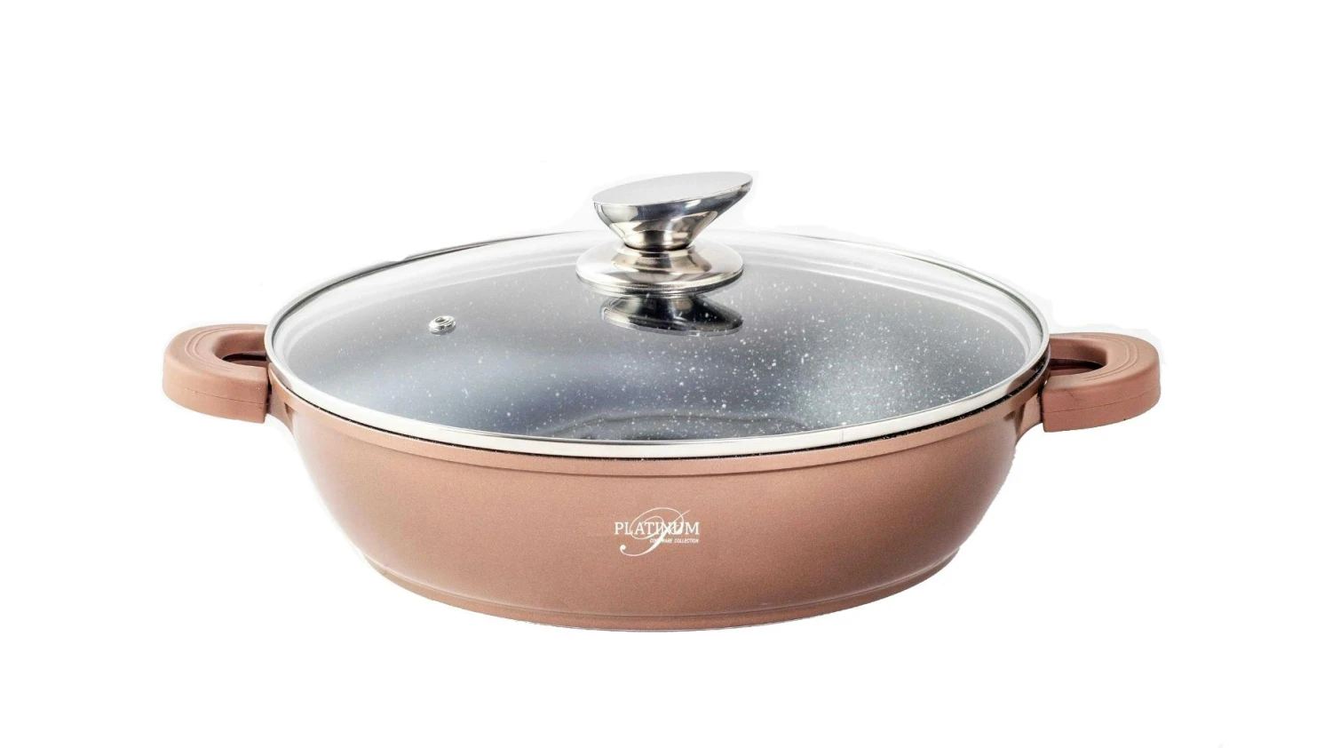 Servierpfanne Schmorpfanne Kochtopf Deckel Induktion Ø32cm Aluguss Topf Pfanne 5 Servierpfanne Schmorpfanne Kochtopf Deckel Induktion Ø32cm Aluguss Topf Pfanne – Bild 5