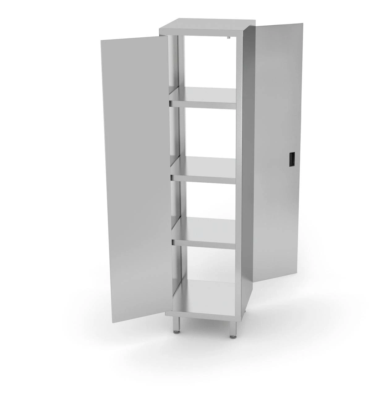 Edelstahl Gastro-Vorratsschrank Schmal Mit Scharniertür | AISI 430 Qualität | HxBxT 200x40x60 6 Edelstahl Gastro-Vorratsschrank Schmal Mit Scharniertür | AISI 430 Qualität | HxBxT 200x40x60 – Bild 6