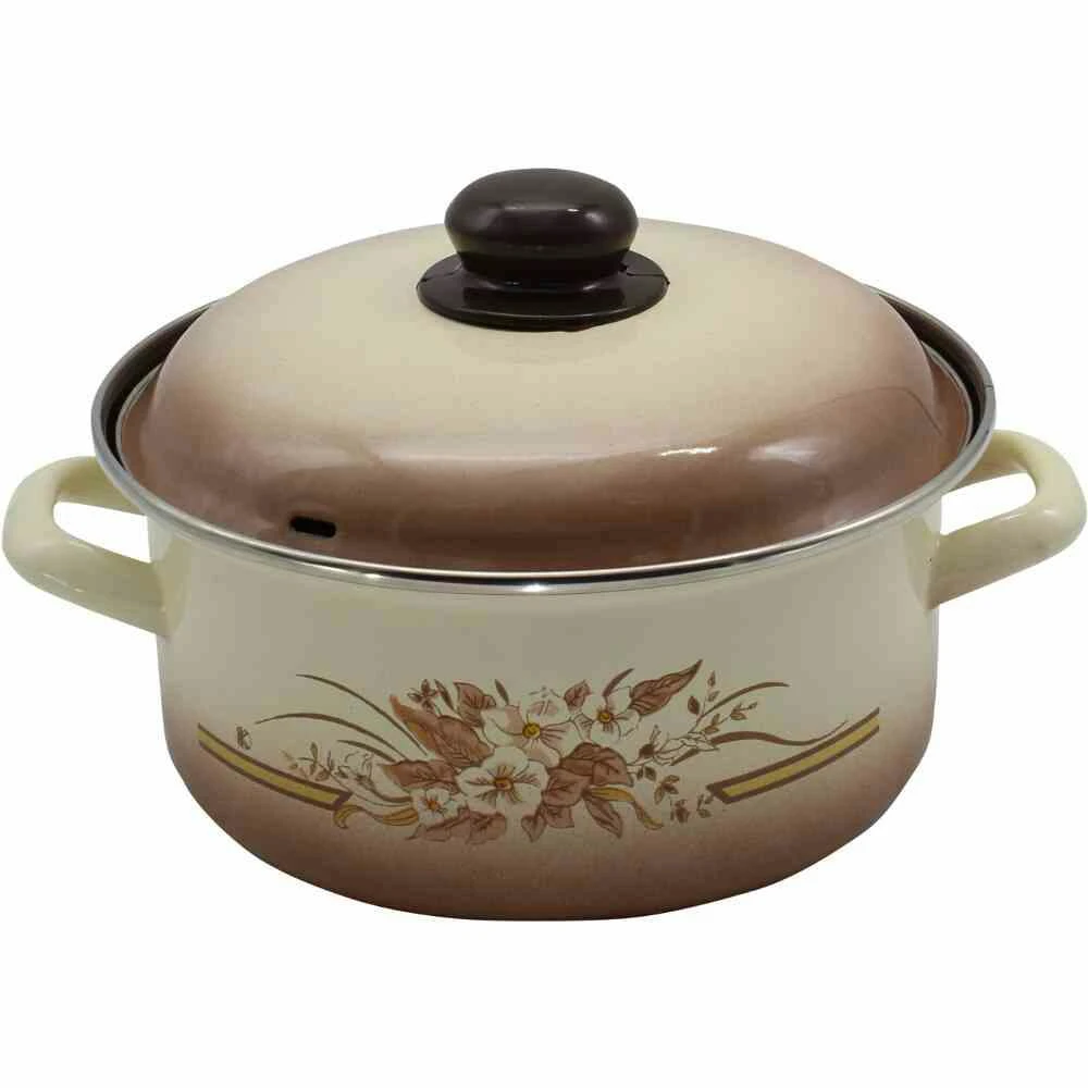 KRÜGER Emailliert Herbstlaub Bratentopf Ø 20 Cm, 2,6 L 1 KRÜGER Emailliert Herbstlaub Bratentopf Ø 20 Cm, 2,6 L