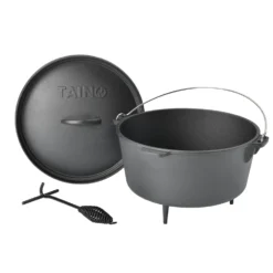 BBQ-Nerd© Dutch Oven "Starter" 7,2L Mit Ständer| Bereits Eingebrannt | Gusseisen Feuertopf, Bräter Mit Deckel Inkl. Deckelheber -Wenko Verkäufe 452f6354 4a91 47d5 9048 1e97831b3dcc 2 scaled