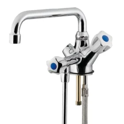 Bierthekenarmatur Mit Schwenkauslauf - 1 Unterspühlrohr - Kaltwasser