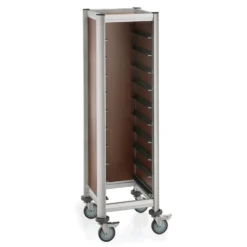 WAS Germany - GN Tablettwagen Trolley Mensa, Für 1/1 Für 10 Tabletts, Braun, 60,5 X 44,5 X 165 Cm, MDF/Alu (1955532) -Wenko Verkäufe 4853856d 551e 40be a6fe e6af29f9db3a 4