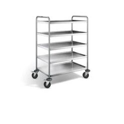 Blanco Servierwagen Aus Rostfreiem Edelstahl Mit Stahlverzinkten Rollen SW 9 X 6-4 -Wenko Verkäufe 4b42f0a5 5859 4ebf 8acd 1b16d44540e2 3