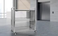 1 X Servierwagen Chicago, Farbe: Silber/chrom, 12 1 X Servierwagen Chicago, Farbe: Silber/chrom, -Wenko Verkäufe 524d87d7 5062 4056 ac00 bb8533d81de3