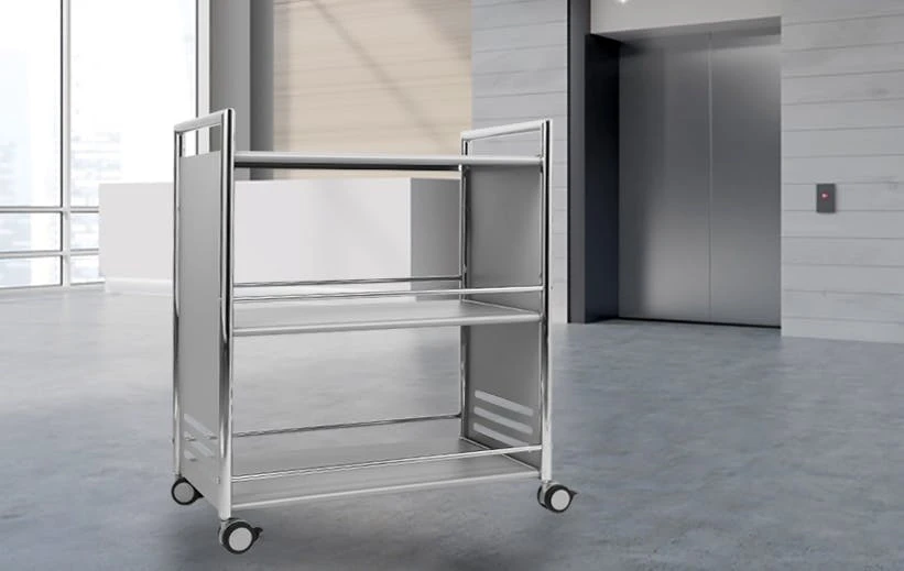 1 X Servierwagen Chicago, Farbe: Silber/chrom, 6 1 X Servierwagen Chicago, Farbe: Silber/chrom, – Bild 6