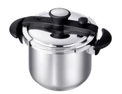 Schäfer Schnellkochtopf 18/10 Edelstahl 4L Ø 220mm Kochtopf Dampfkochtopf Für Alle Herdarten