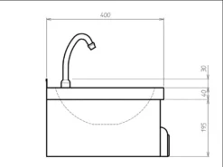 Handwaschbecken Aus Edelstahl Mit Kniebedienung Und Zeitgesteuertem Wasserfluß Nr.0067 -Wenko Verkäufe 54a4824d 96fd 4ad4 9688 4c9e497e2bc9