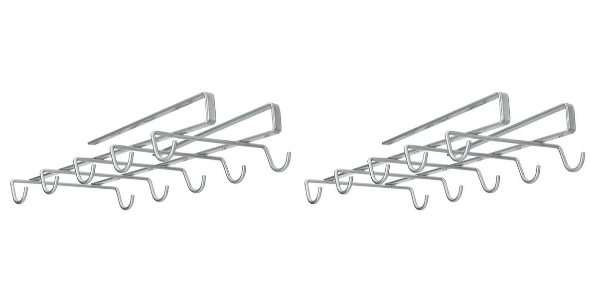 2er Set Tassenhalter Becherhalter Schrankeinsatz Unterbau Regalboden Aufhängung 2 2er Set Tassenhalter Becherhalter Schrankeinsatz Unterbau Regalboden Aufhängung – Bild 2