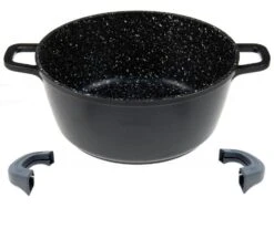 Kochtopf Aluguss Glasdeckel Ø28cm Induktion Marmorbeschichtung Suppentopf Pfanne -Wenko Verkäufe 55f698c6 d9e3 418b b416 46c300482c57