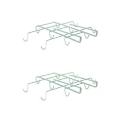 2er Set Tassenhalter Becherhalter Schrankeinsatz Unterbau Regalboden Aufhängung