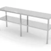 Edelstahl Gastro-Aufsatzbord Breit | AISI 430 Qualität | HxBxT 70x180x30