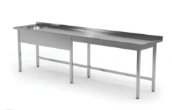 Edelstahl Gastro-Spültisch Lang Mit Arbeitsfläche (Becken Links) | AISI 430 Qualität | HxBxT 85x210x60 12 Edelstahl Gastro-Spültisch Lang Mit Arbeitsfläche (Becken Links) | AISI 430 Qualität | HxBxT 85x210x60 -Wenko Verkäufe 65066146 ce99 48c3 80e8 6a9b9b5dd2bd