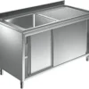 Gastrotrade Spülschrank Mit 1 Becken Links 160x70x85cm