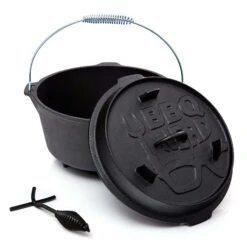 BBQ-Nerd© Grillpfanne Ø 25 Cm 2600g Mit Ausgießer Und Griff | Gusseisenpfanne Zum Grillen, Rösten, Anbraten | Antihaft-Pfanne Feuerpfanne -Wenko Verkäufe 6f42af94 957a 427a afd3 739315caf4f7 8