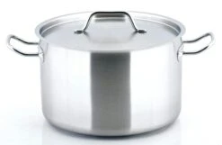 METRO Professional Fleischtopf HS-SPD16, Edelstahl, Ø 16 Cm, 2.1 L, Höhe: 14.5 Cm, Induktion, Ofenfest