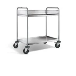 Blanco Abräumwagen Aus Rostfreiem Edelstahl Mit Stahlverzinkten Rollen ARW 9 X 6-2