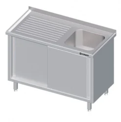 Spülschrank Mit Schiebetüren, Mit Einem Becken, Mit Aufkantung, Verschweißt : 1000x700x850 Mm Rechts -Wenko Verkäufe 77b351ae d2d9 4113 b2c2 366ea1945307