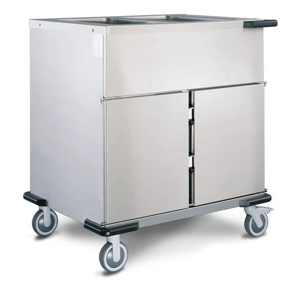 Cookmax Speisenausgabewagen, 2 X GN 1/1, Mit Heizung 4 Cookmax Speisenausgabewagen, 2 X GN 1/1, Mit Heizung – Bild 4