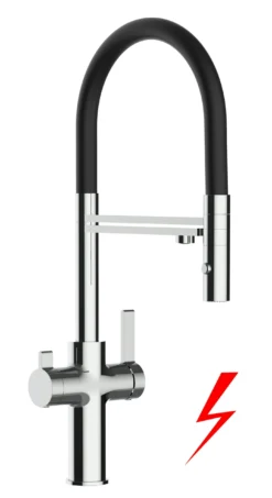 Niederdruck 3 Wege Wasserhahn Küchenarmatur Spültischmischer FC, Verchromt, Mit 360° Schwenkbarem Orange Auslauf Und Abnehmbare 2 Strahl Handbrause -Wenko Verkäufe 82b5c6dd ec7c 401d bf1e ed5de883f99c scaled