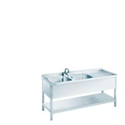 GastroHero Spültisch Basic 14x7 Mit 1 Becken Links -Wenko Verkäufe 845c9ea4 76ce 4baa 8398 cd03c856f6df