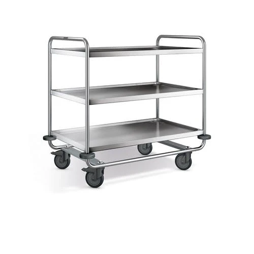 Blanco Servierwagen Aus Rostfreiem Edelstahl Mit Kunststoffrollen SW 10 X 6-3 BASIC 3 Blanco Servierwagen Aus Rostfreiem Edelstahl Mit Kunststoffrollen SW 10 X 6-3 BASIC – Bild 3