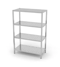 Edelstahl Gastro-Lagerregal Mit 5 Verstellbaren (perforierten) Ablagefächern | AISI 430 Qualität | HxBxT 180x110x40 10 Edelstahl Gastro-Lagerregal Mit 5 Verstellbaren (perforierten) Ablagefächern | AISI 430 Qualität | HxBxT 180x110x40 -Wenko Verkäufe 8fe0dc67 b54c 4fdb 82b8 f3972da55586 1