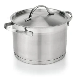 WAS Germany - Fleischtopf Mit Deckel Cookware 54, Ø 20 Cm, 4,2 Ltr., Chromnickelstahl (5405200)