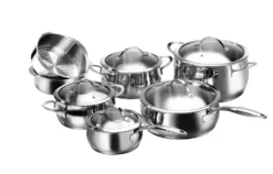 4-teiliges Kochgeschirr / Topfset Bestehend Aus Zwei Soßenpfannen, Einem Topf Und Einer Bratpfanne - Induktion - Edelstahl -Wenko Verkäufe 95b83e78 f69d 471b b058 308ff5159270 scaled