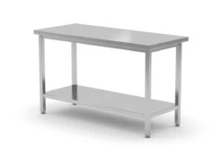 Verstärkter Edelstahl Gastro-Arbeitstisch Mit Aufkantung | AISI 430 Qualität | HxBxT 85x260x70cm -Wenko Verkäufe 9d25a549 9da8 4bd2 899d 93fb948d1f82