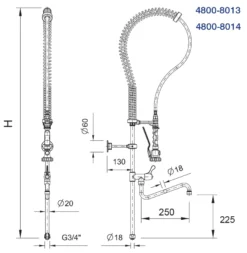 Premium-Spülbrause/-Geschirrbrause Mit Auslaufhahn 8013 - Einloch-Mischbatterie Mit Zweihebelmischer -Wenko Verkäufe a8ab34d4 1515 4f2d 8f8d 4e2b7ee05dd9