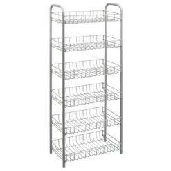 Allzweckregal Badregal Beistellregal Küchenregal Vorratsregal Standregal Regal 6 Etagen