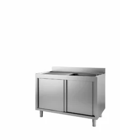 GastroHero Spülschrank Eco 12x6 Mit 1 Becken Rechts