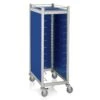 WAS Germany - Tablettwagen Trolley Cucina, Für Tabletts 45,5 X 35,5 Cm, Blau, 59,5 X 91 X 168 Cm, Aluminium (1966451)