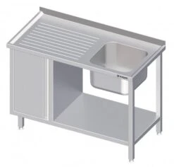 Spültisch Ohne Grundboden, Mit Einem Becken, Mit Aufkantung, Verschweißt : 1900x700x850 Mm Becken Rechts -Wenko Verkäufe bbecd123 a9ed 400f b608 befce185a2ee