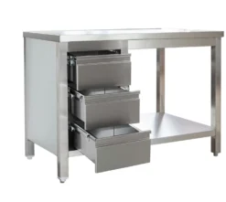 Gastro Arbeitstisch 2 Grundböden Ohne Aufkantung Edelstahl (BxT) 2900 X 800 Mm -Wenko Verkäufe bfe73034 1a8d 4710 9a2e bf89da82cf95